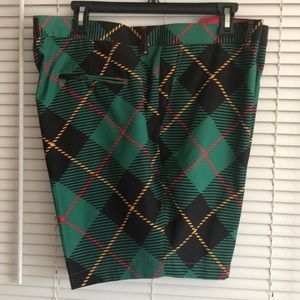 Shinesty Plaid Golf Shorts